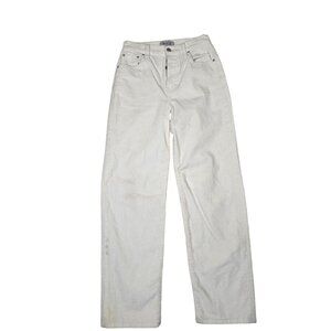 Ética Cream Corduroy Pants Size 25 Button Fly